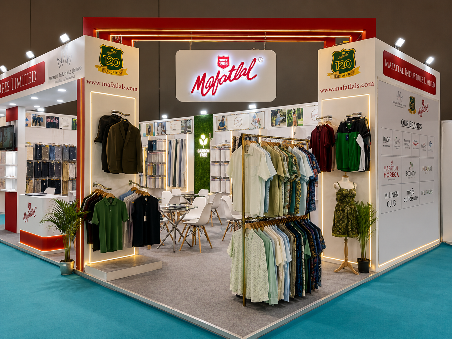 custom exhibition stand design for Acetech