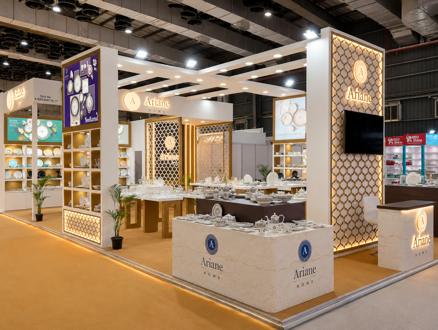 trusted exhibition stand design for Cosmoprof