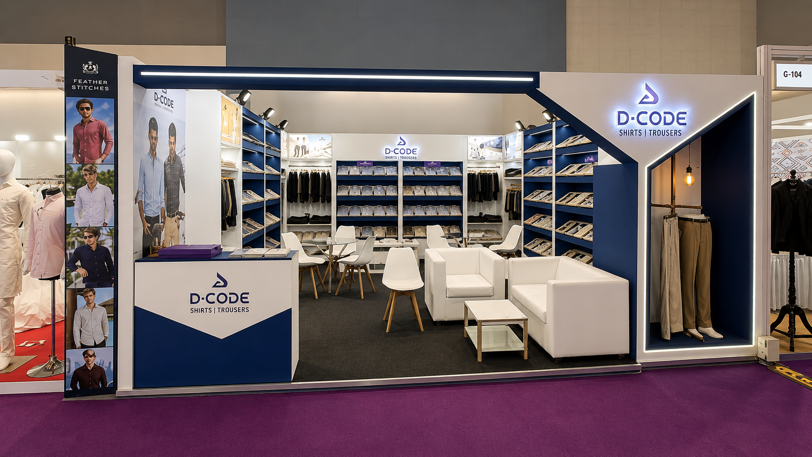 innovative exhibition stall design for Cosmoprof