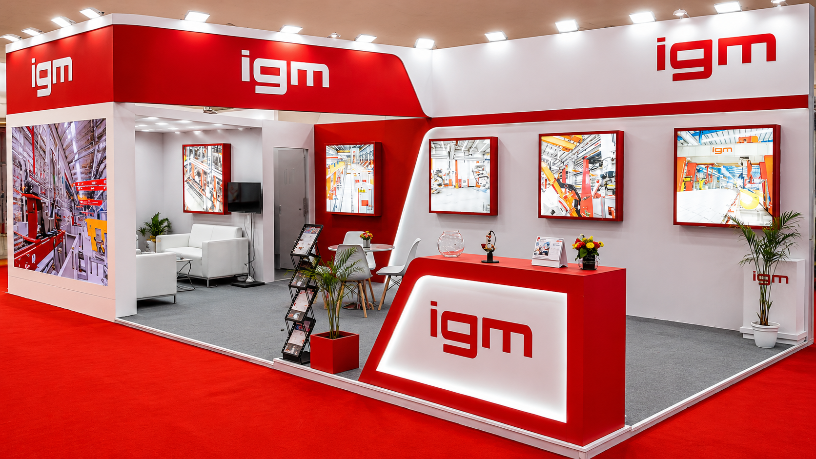 experienced exhibition stand design for Cosmoprof