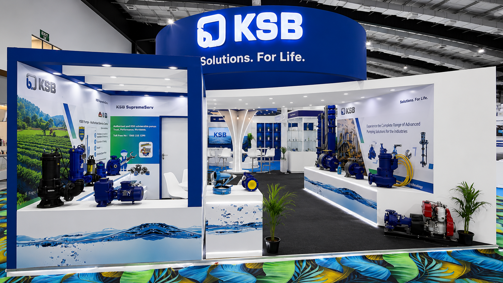 custom exhibition stand design for Cosmoprof