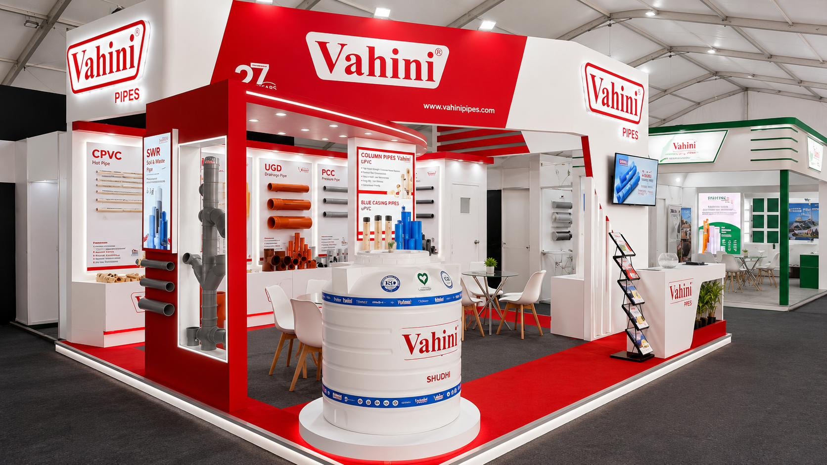 professional exhibition stall design for Cosmoprof