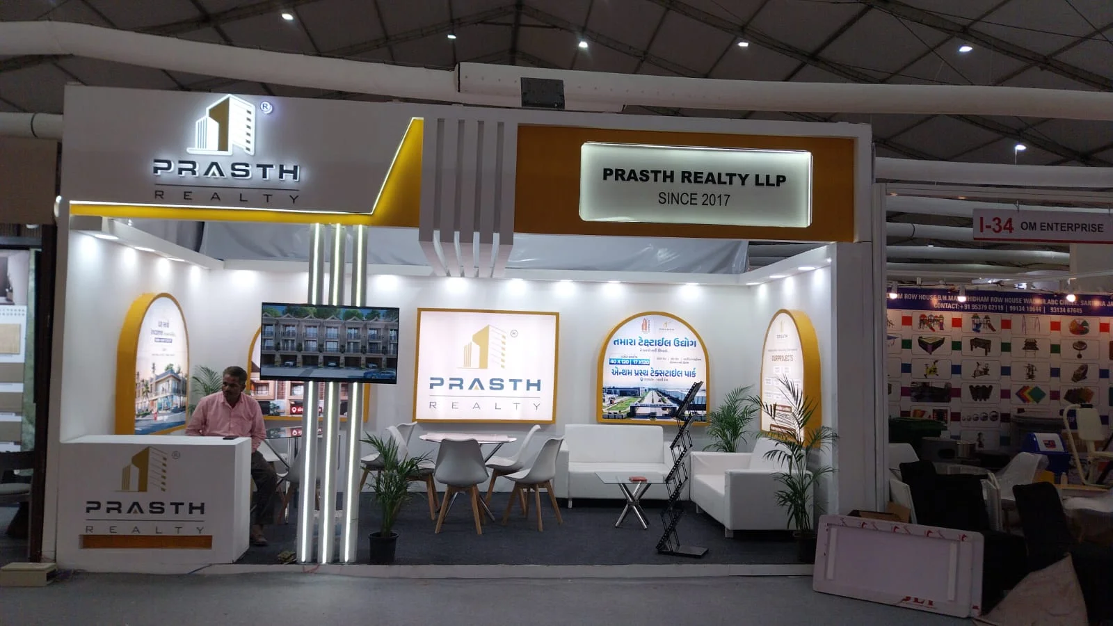 exhibition stall design and fabrication in Vadodara